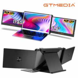 Dual Triple Tragbarer Monitor Extender Monitor Bildschirm für Laptop 13-17,3"