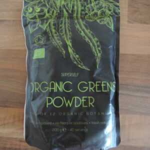 SuperSelf Bio Grüns Pulver mit Matcha, Spirulina, Weizengras - 200g