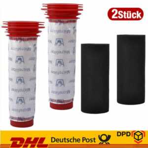 2x Filter Set für Bosch Athlet BCH6L2560 BCH6L25 Zoo'o Staubsauger 754175 754176