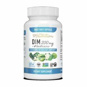 SM Nutrition DIM 200 mg mit BioPerine Nahrungsergänzungsmittel, 60 Kapseln