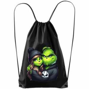 Grinch King Q Turnbeutel Rucksack mit Innentasche Geschenk Geburtstag Souvenir