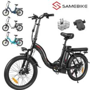 SAMEBIKE CY20 Klappbares Elektrofahrrad 20 Zoll Speichenrad 350W 36V 12Ah E-bike