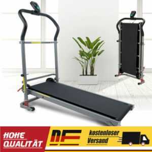 Laufband Heimtrainer Fitnessgerät klappbar Sportgerät Hometrainer + LED Display