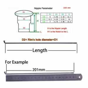 Fahrradzubehör Klappbare Ebike Speichen 24 Stck. 79 230 mm Länge Hochlastlager