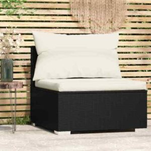 Mittelsofa Kissen Poly Rattan Gartenmöbel Sofa Lounge mehrere Auswahl vidaXL