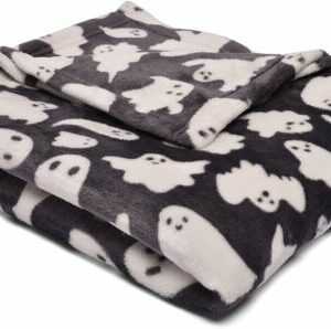 Bedlam Fleecedecke 120x150cm Halloween Geisterdruck Kinder