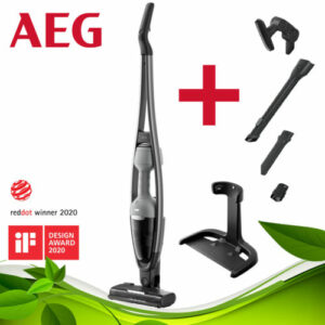 AEG 6000 Akku-Staubsauger kabellos beutellos 2in1 55min Laufzeit Urban Grey LED