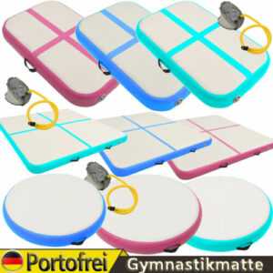 Turnmatte AirTrack Gymnastikmatte Tumbling Matte Aufblasbar Mehrere Größen