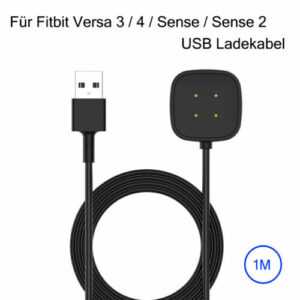 USB Ladekabel Kabel Für Fitbit Versa 3 / 4 / Sense Watch Magnetisch Ladegerät