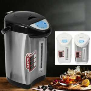 4 Liter 750W Thermopot Wasserspender Edelstahl Heißwasserspender Dispender 220v