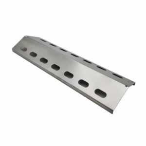 YourkonFlammblech aus Edelstahl für Gasgrill 37,5 x 12 x 2,5cm - 1mm Stark V2A