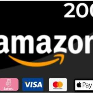 200€ Euro Amazon Gutschein Gutscheincode Geschenk Guthaben Code