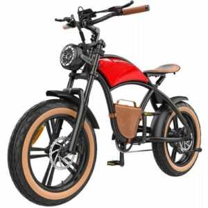 1000W Elektrofahrrad 48V 13A Retro 20 Zoll E-Bike im Cowboy-Stil für Erwachsene