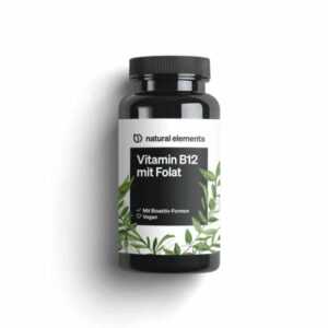 Vitamin B12 mit Folat Tabletten NATURAL ELEMENTS