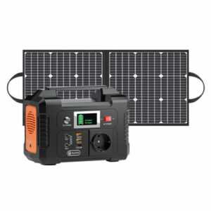 200W Solar powerbank mit 50W/100W 18V Solarpanel battery power station Solarkit