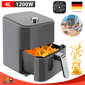 JOYHUT Heißluftfritteuse XL Fritteuse Fritteusen 1200W Friteuse Airfryer 4 Liter