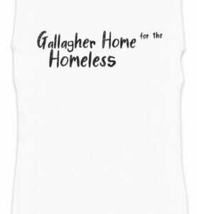 Gallagher Home For The Homless Herren Tank Top Shameless Logo Obdachlosenheim