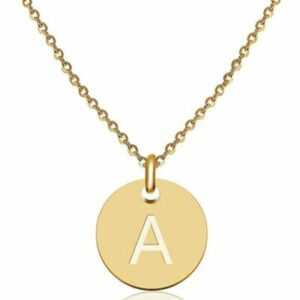 Good.Designs Buchstaben Kette Gold I Goldkette Damen mit 18 Karat Vergoldung