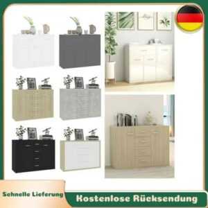 Sideboard Kommode Anrichte Mehrzweckschrank Highboard Standschrank Spanplatte