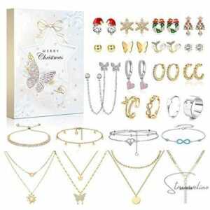 Schmuck Adventskalender Weihnachtskalender Weihnachten Geschenke Mädchen