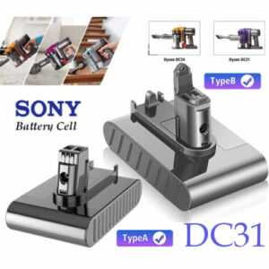 8000mAh Akku Für Dyson DC31 Type A / B DC34 DC35 DC44 DC45 22.2V 8.0AH Upgrade