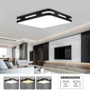 LED Deckenlampe Deckenleuchte Wandleuchte IP54 Außenleuchte Flur Vordach Modern