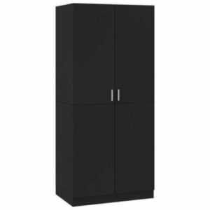 vidaXL 800622 Kleiderschrank - Schwarz, 80x52x180cm