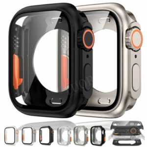 DE Schutzhülle Case Cover Für Apple Watch 9 8 7 6 5 SE 44/45mm Wechsel zu Ultra