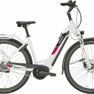 E-Bike Pegasus Solero EVO 8R Wave weiß 2023 Bosch Active Line Plus Shimano 8G