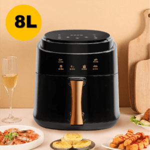 8L Heißluftfritteuse XXL Airfryer Fritteuse Fritteusen Friteuse Heißluft Ofen