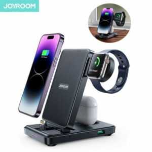 Kabelloses Ladegerät 4 in 1 Induktive Ladestation, Wireless Charger Joyroom