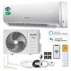 SOLLERO ® Split Klimaanlage Klimagerät Inverter 12000BTU Klima R32 3,5kW WLAN