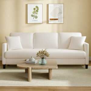 3 Sitzer Sofa Couch Sitz Loungesofa Lounge Sitzmöbel Sofa Beige Für Wohnzimmer