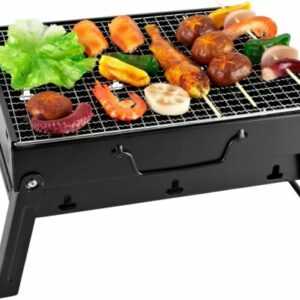 Grill BBQ Holzkohlegrill Tischgrill Tragbar Mini Outdoor Picknick Camping B82