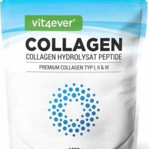 Collagen Pulver 1000g - 100% Rinder Kollagen Hydrolysat Pepeptide - Neutral