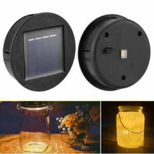 1-4 Stk Neu Solarleuchten Ersatz Top mit LED Leuchtmitteln Solarpanel Latern DE