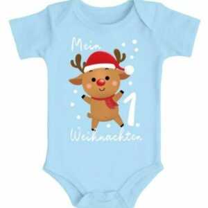 Baby Body Mein 1. Weihnachten Rentier Grinch Lustig Weihnachtsoutfit Spruch