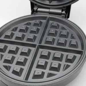 AICook Waffeleisen 1000W, Waffeleisen Belgische Waffel Rund Waffle Maker