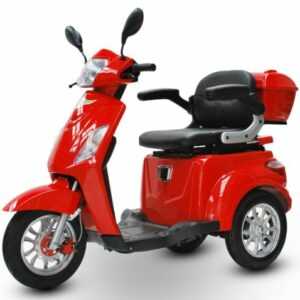 ECO ENGEL 500 Rot, 15 km/h, Seniorenmobil, Elektromobil, E Trike, Elektroroller