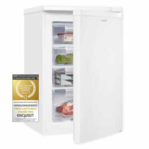 Exquisit Gefrierschrank GS80-040E weiss | 91 Liter Nutzinhalt | 4* Gefrieren