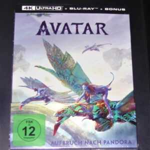 AVATAR AUFBRUCH NACH PANDORA LIMITIERTE STEELBOOK 4K BLU RAY +DOPPEL BLU RAY NEU