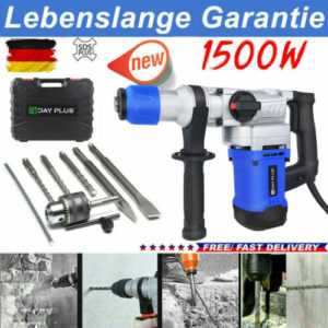 Stemmhammer Bohrhammer Schlagbohrhammer SDS PLUS Meisselhammer 1500W Profi Tool