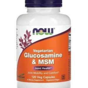 NOW Foods, Vegetarisches Glucosamin und MSM, 120 pflanzliche Kapseln