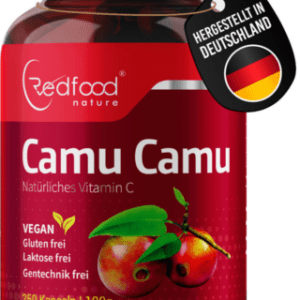 Vitamin C Camu Camu ⭐ Aktion ⭐ XXL Dose 250 Kapseln 600 mg Camu Camu Extrakt