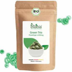 Bio Green Trio Presslinge Chlorella Spirulina Gerstengras Tabletten Rohkost Tabs