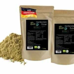 Bio Hanfprotein Pulver 1000g (2x500g) aus Deutschland, hoher Proteingehalt