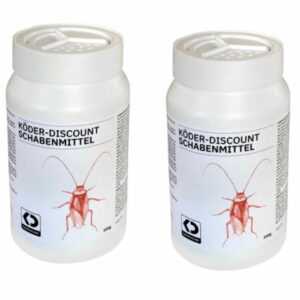 Köder-Discount Schabenmittel 2 x100g gegen Schaben Kakerlaken Ameisen Permethrin