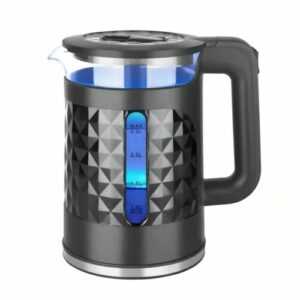 Wasserkocher Teekocher XXL 2,3L 1500W LED-Beleuchtung Ceffinger schwarz