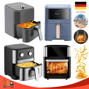 Airfryer Heißluftfritteuse Fritteusen Friteuse Heißluftofen 4/6/12L XXL Airfryer