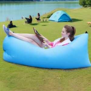 Aufblasbares Luftsofa Luft Kissen Ultraleicht Luft Liege für Garten Strand Pool